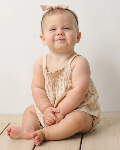 Smocked Tank + Bloomer Set Strawberries