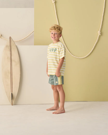 Paneled Boardshort Sea Green