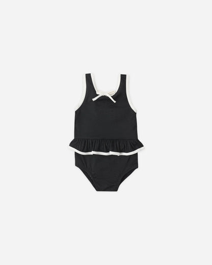Skirted One-Piece Black