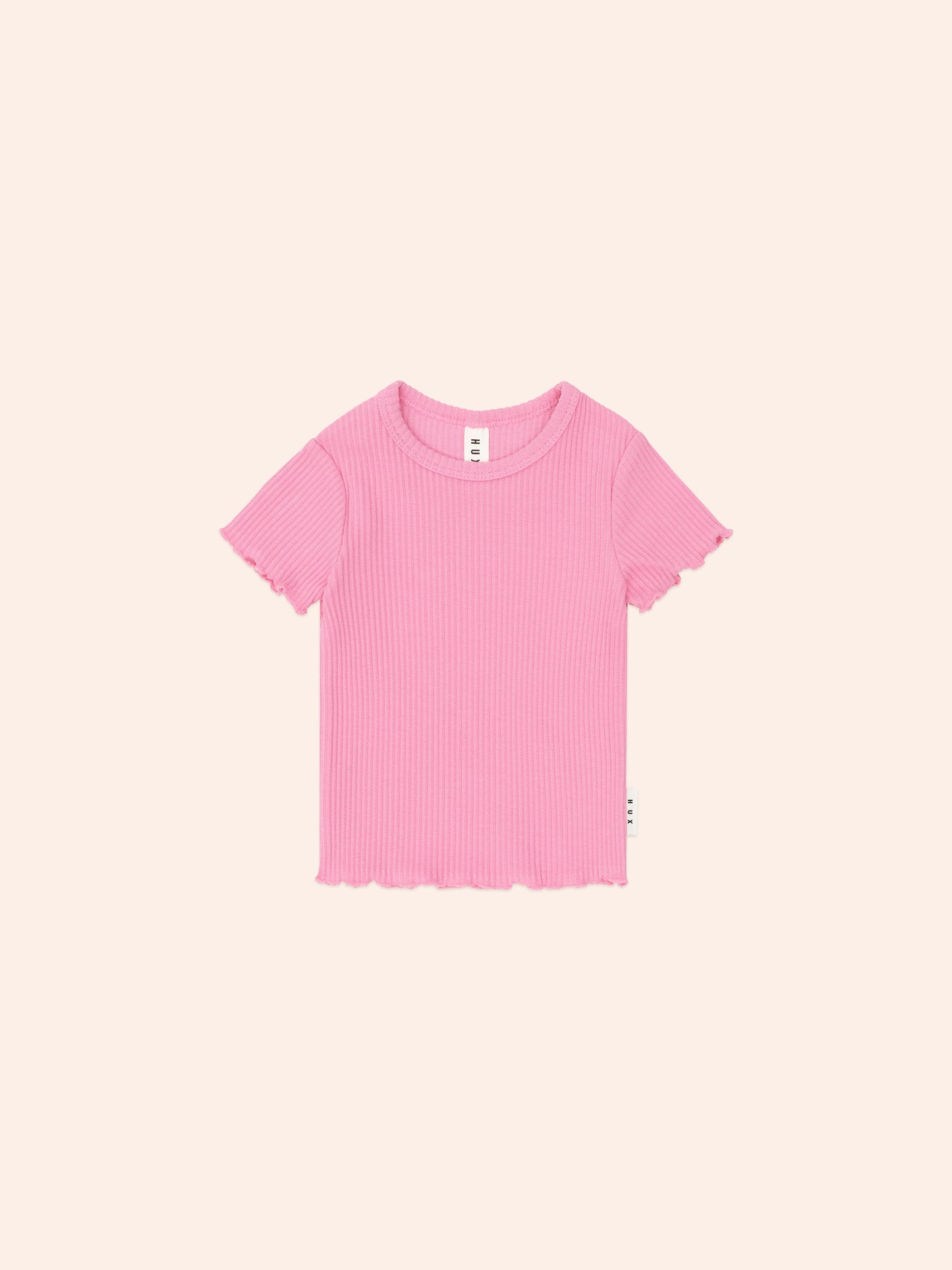 Dreamy Denim Hearts Pinafore + Strawberry Rib Tee