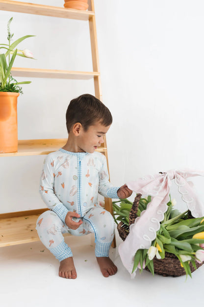 Oliver Rabbit Zipper Romper