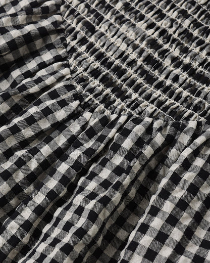 Louise Dress Black Check