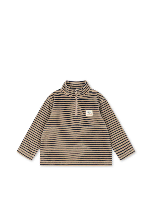 Tavi Fleece Sweatshirt + Pant Set- Stripe