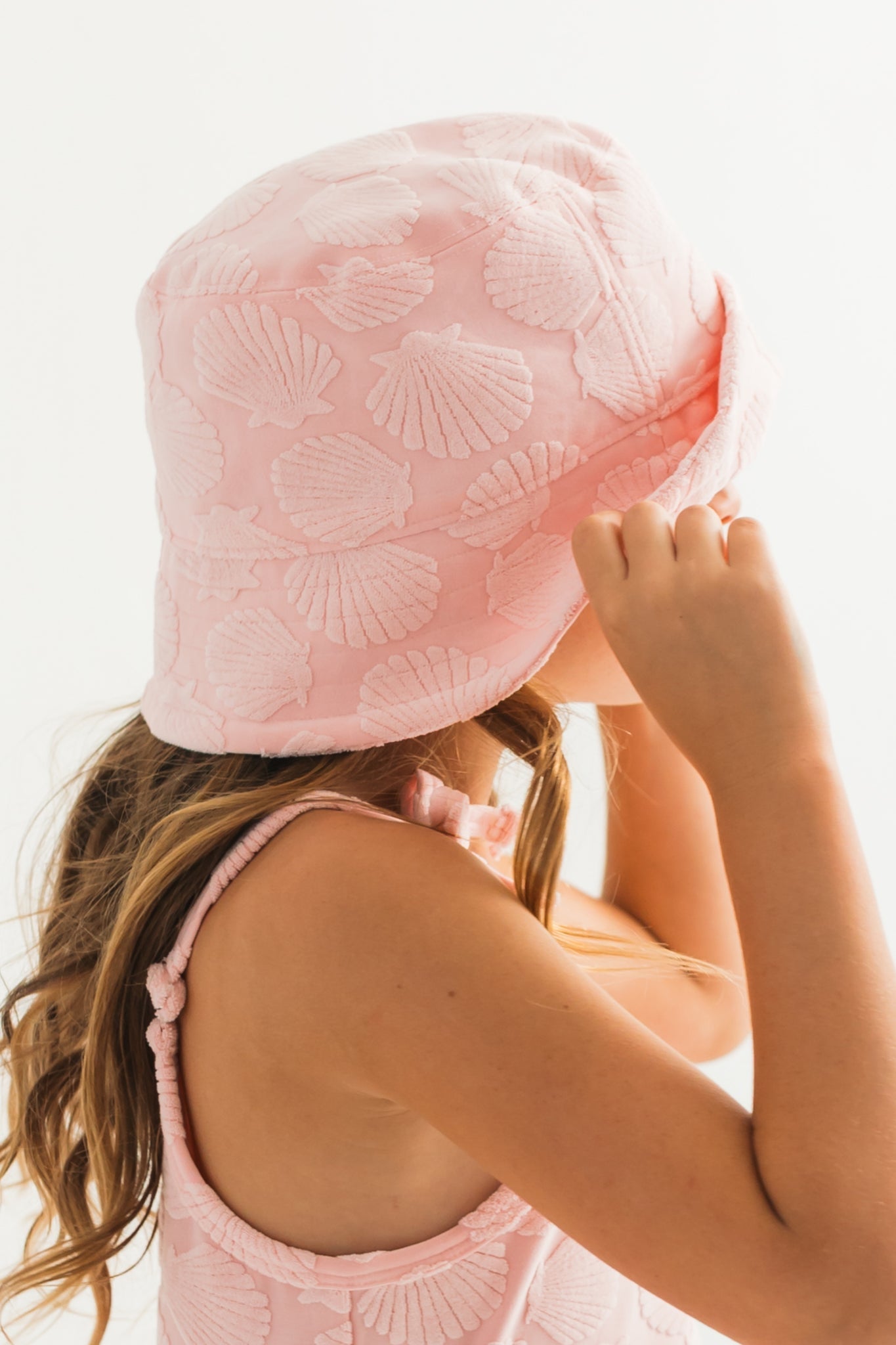 Pink Seashell Terry Tank Dress