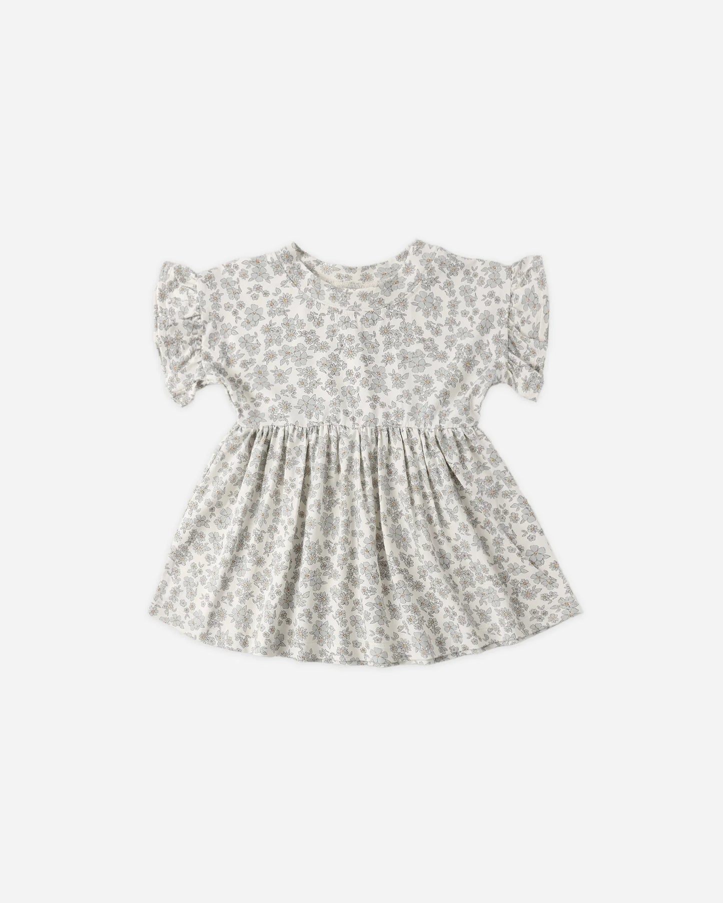 Bamboo Babydoll Dress Blue Floral