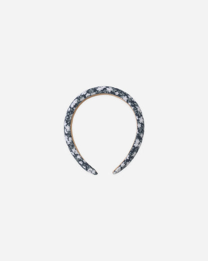 Padded Headband Navy Floral