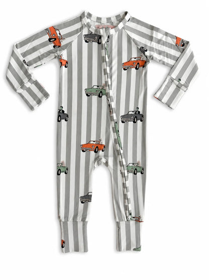 Spooky Little Riders Zipper Romper