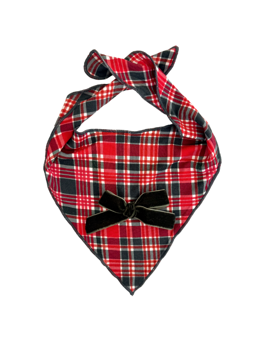 Home For The Holidays Plaid Dog Bandana IMJ x Bre Sheppard