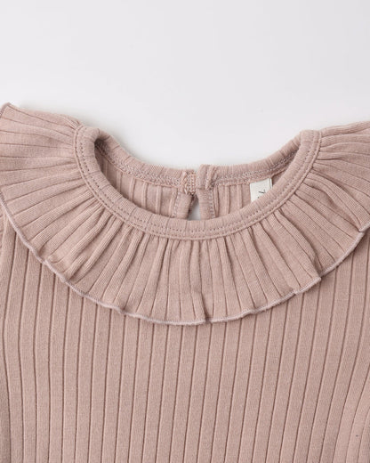 Ruffle Collar Bodysuit + Legging | Rosewood