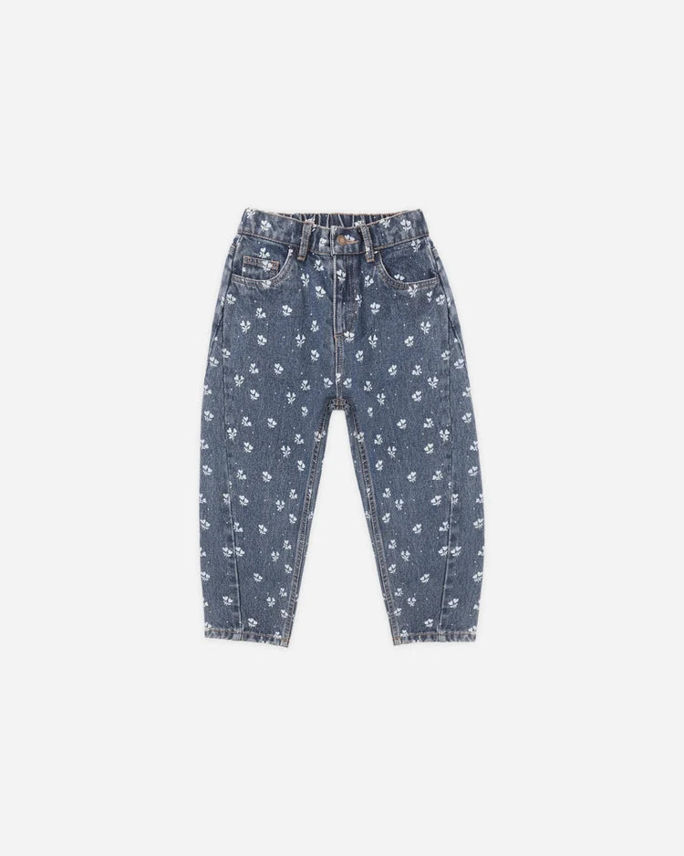 Barrel Pant |Heart Ditsy
