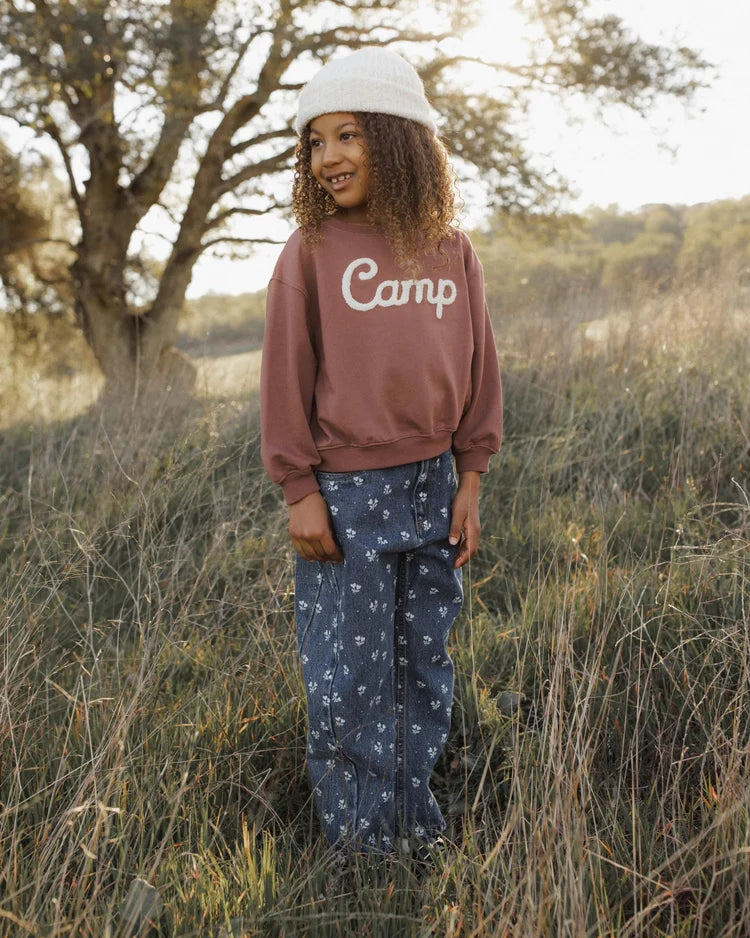 Barrel Pant |Heart Ditsy