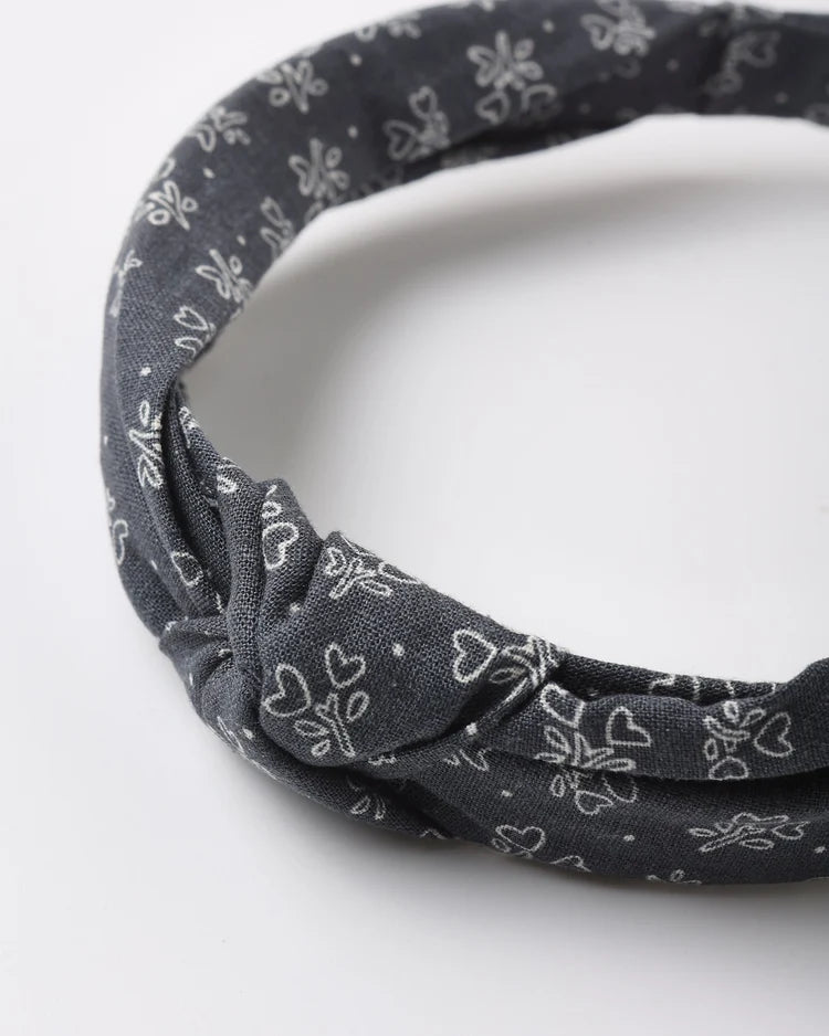 Knotted Headband | Heart Ditsy