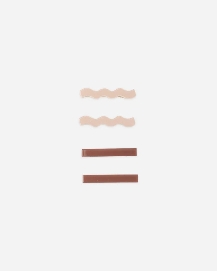 Wavy Clip Set | Petal & Mulberry