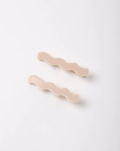 Wavy Clip Set | Petal & Mulberry