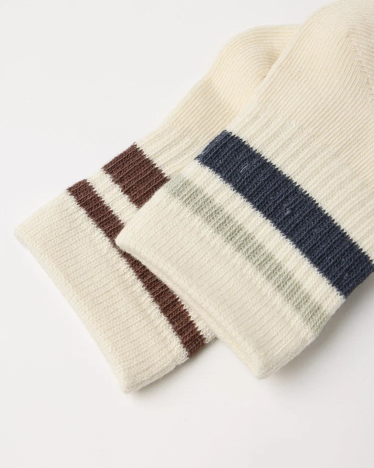 Stripe Socks, 2-Pack | Fog & Mulberry