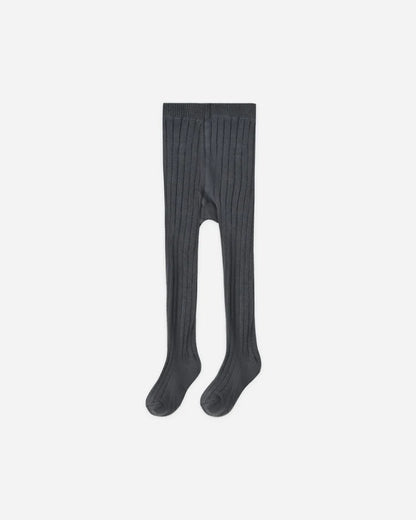 Ribbed Tights | Midnight