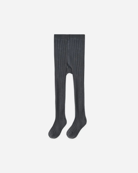 Ribbed Tights | Midnight
