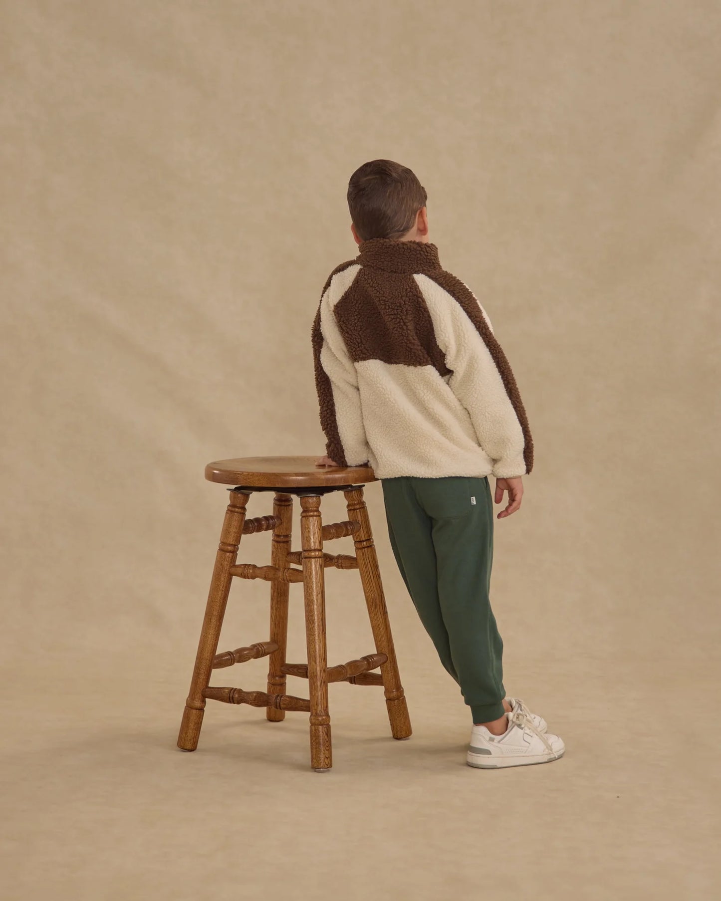 Sherpa Trails Jacket || Brown Color Block