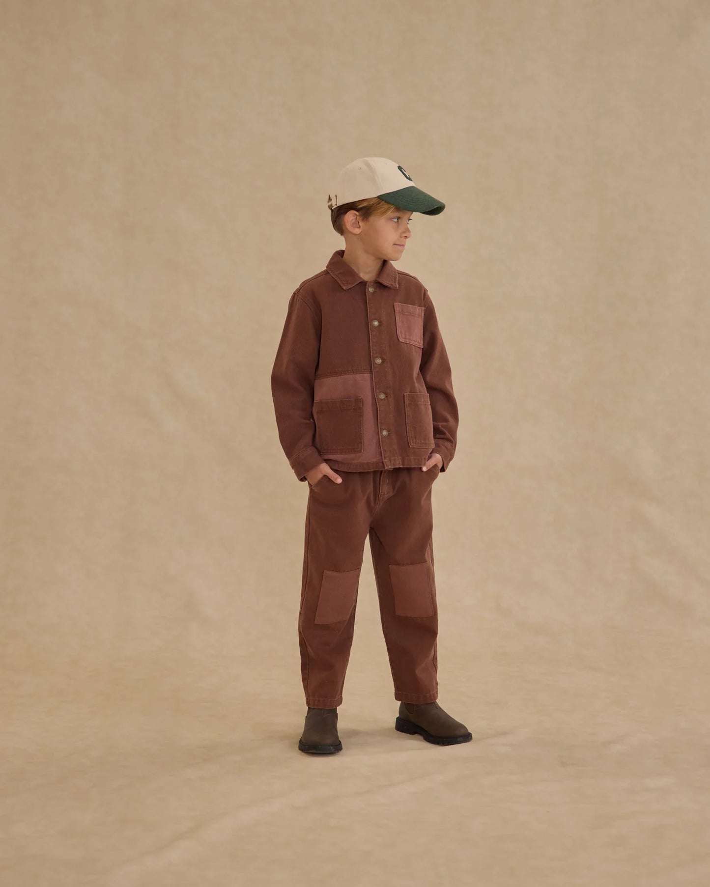 Denim Jacket || Brown