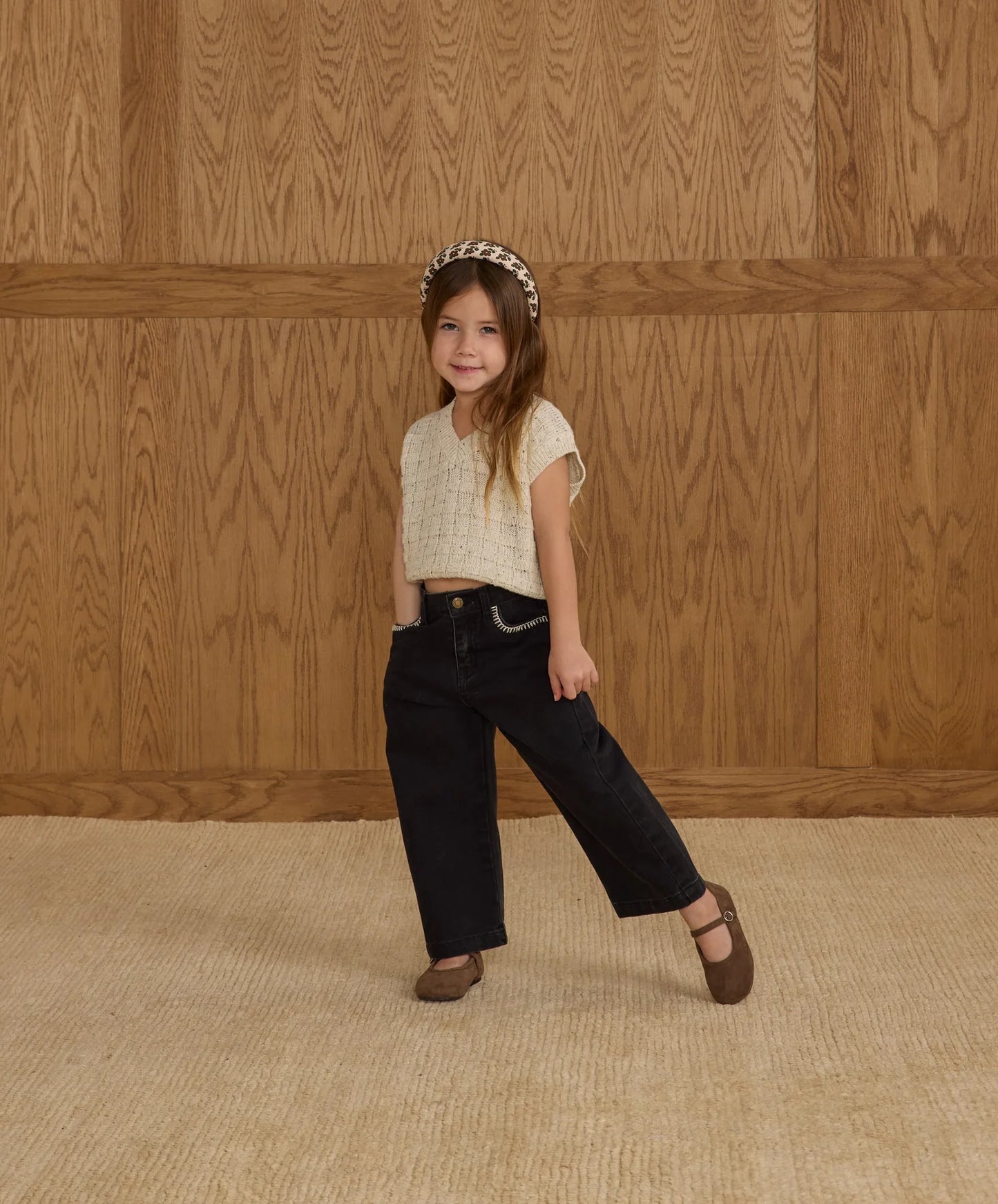 Sweater Vest || Oatmeal Speckle