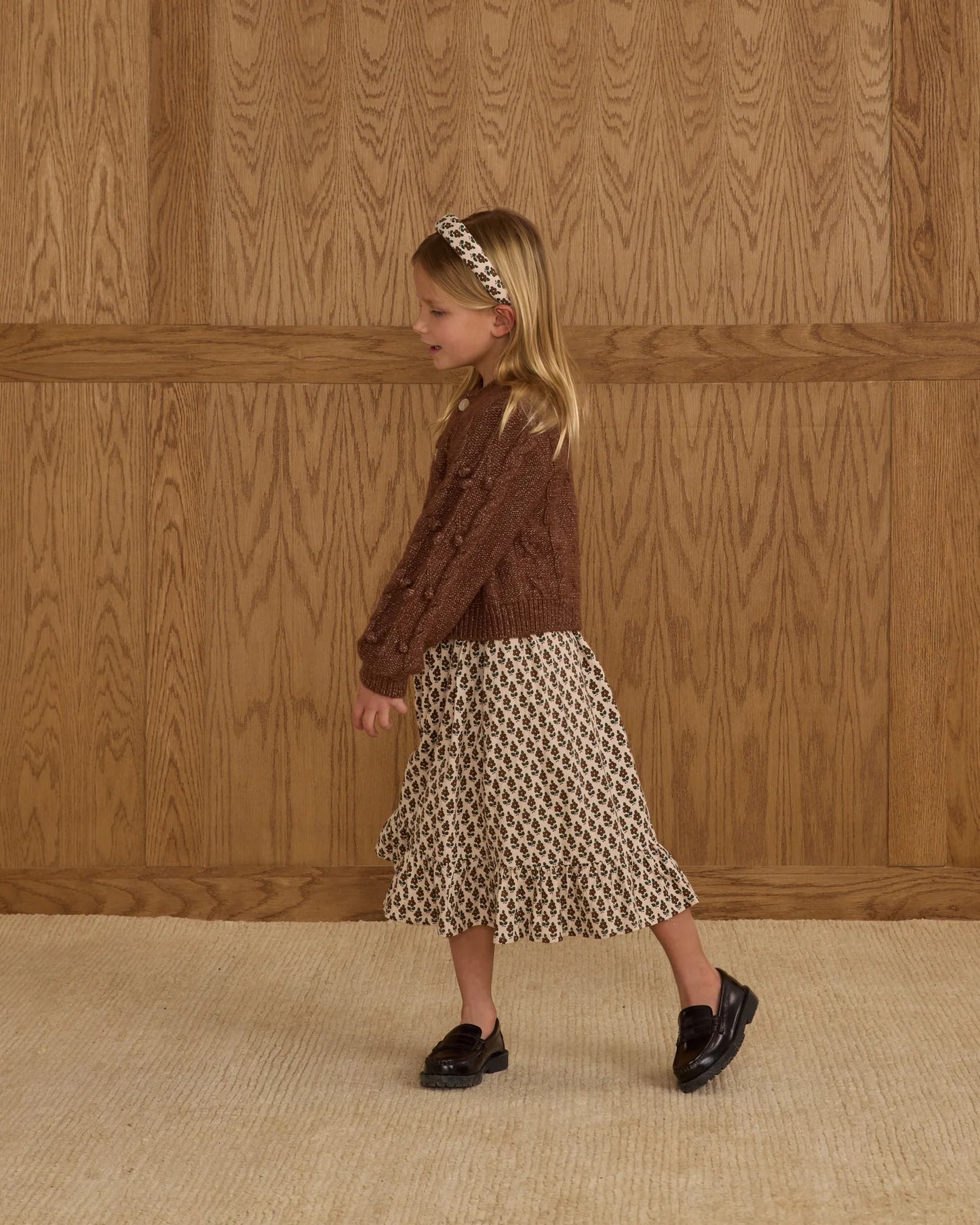 Bobble Cardigan || Brown