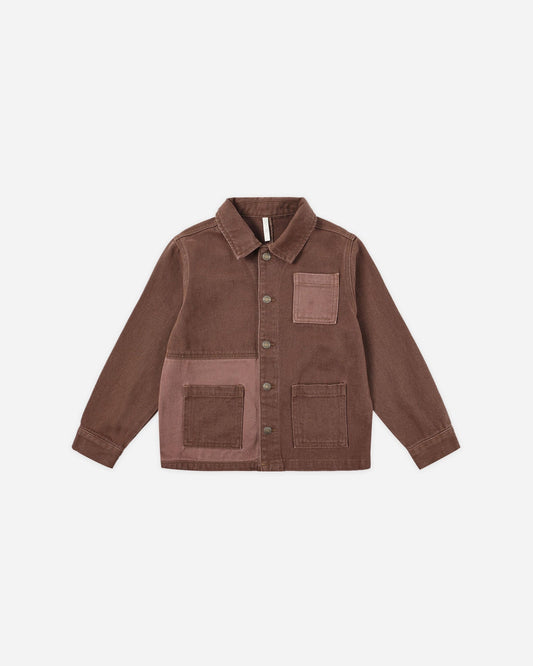 Denim Jacket || Brown