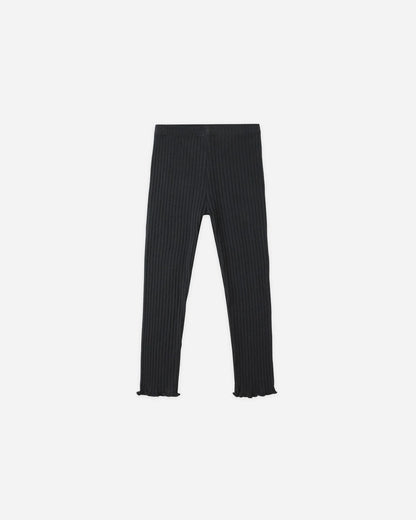 Ribbed Long Sleeve + Legging || Black