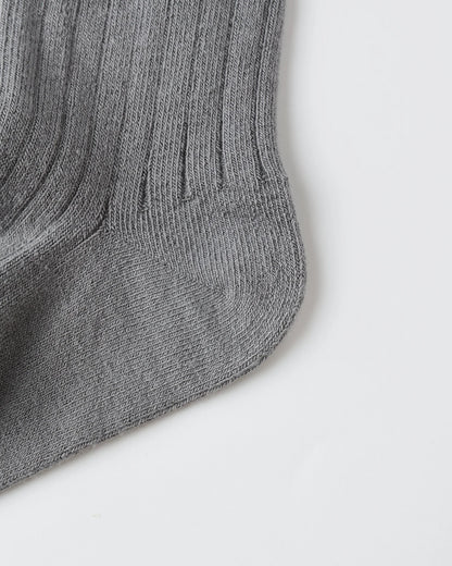 Ribbed Socks | Brown, Dusty Blue