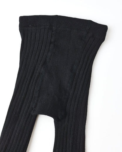 Ribbed Tights || Black