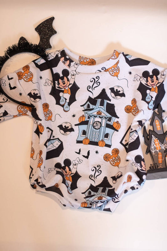 Haunted Mouse Bubble Romper