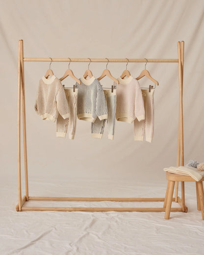 Relaxed Knit Sweater + Pant Set || Lilac