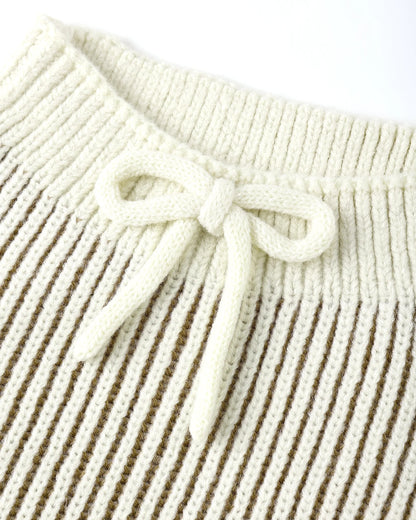 Relaxed Knit Sweater + Pant Set|| Gold