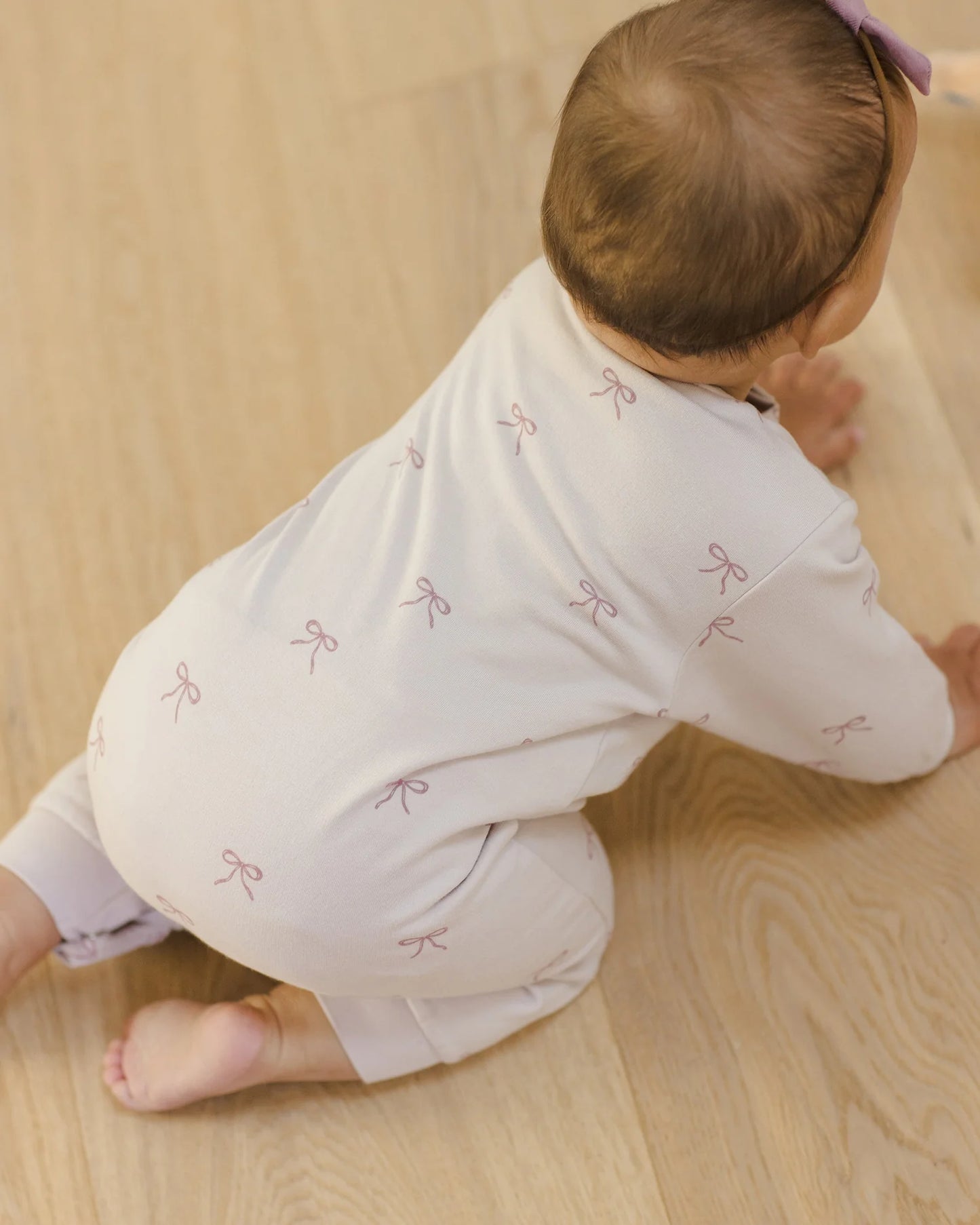 Relaxed Fleece Jumpsuit || Bows