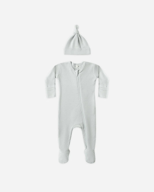 Waffle Sleep Set || Ice Blue