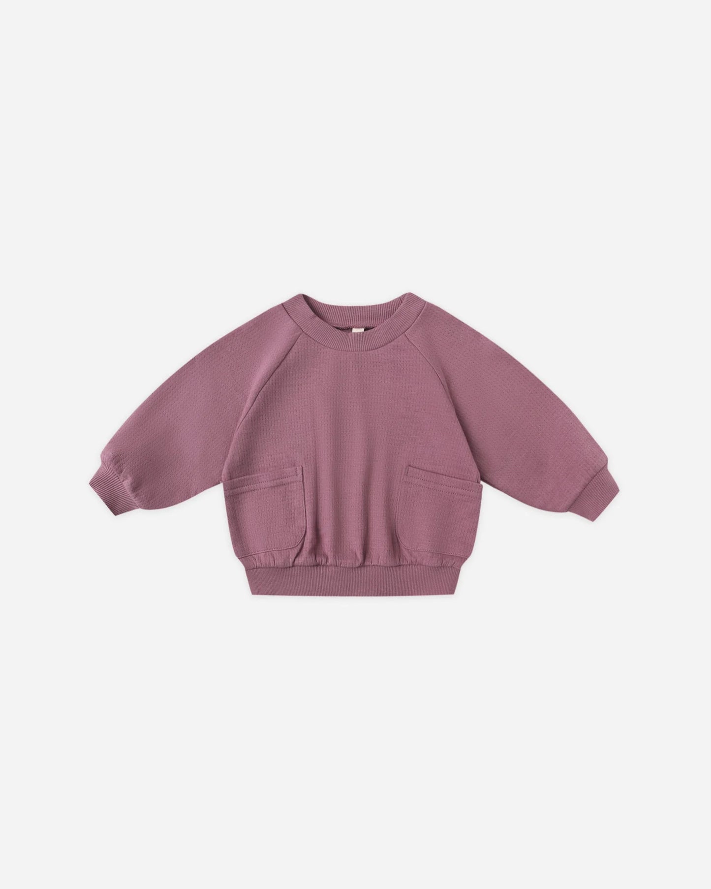 Pocket Sweatshirt + Pant Set|| Mulberry