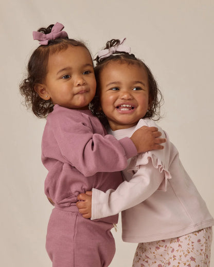 Pocket Sweatshirt + Pant Set|| Mulberry