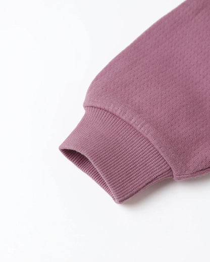 Pocket Sweatshirt + Pant Set|| Mulberry