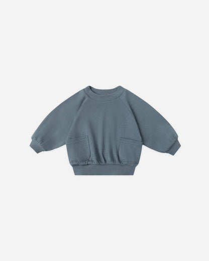 Pocket Sweatshirt + Pant Set || Ocean