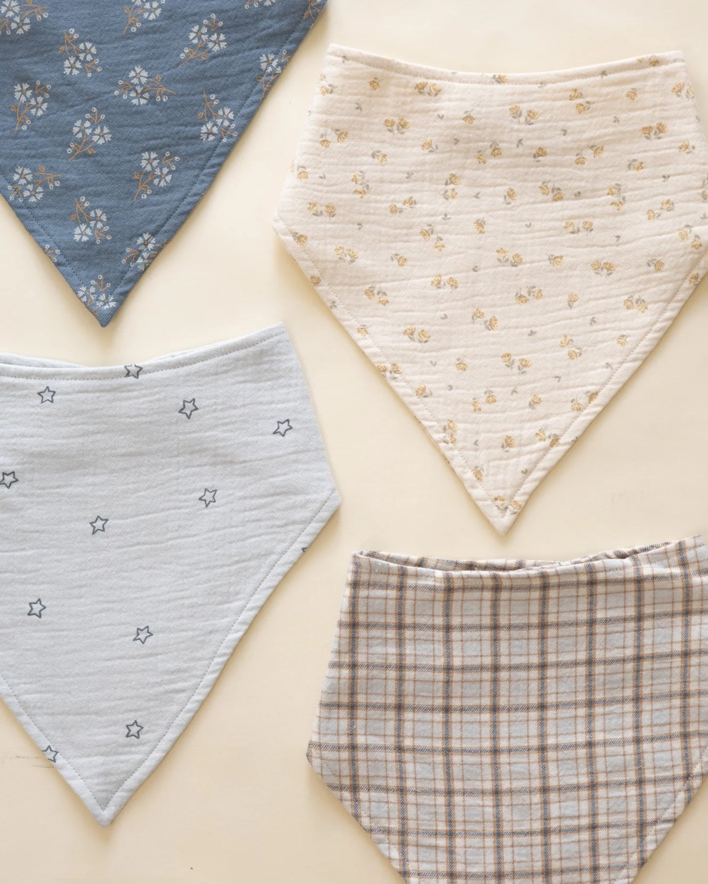 Bandana Scarf, 2 Pack || Blue Plaid, Twinkle