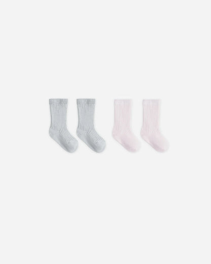 Socks Set || Ice Blue, Lilac