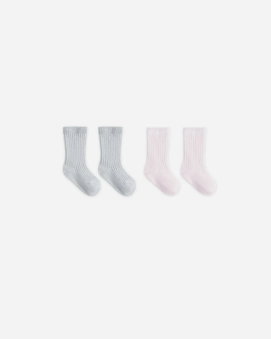 Socks Set || Ice Blue, Lilac