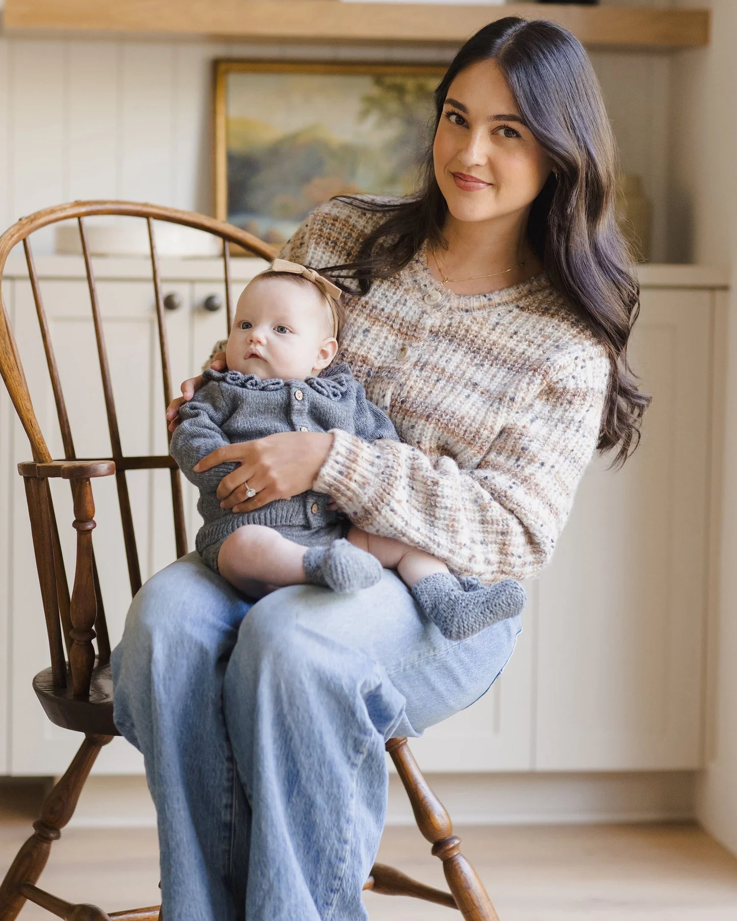 Knit Booties || Ocean