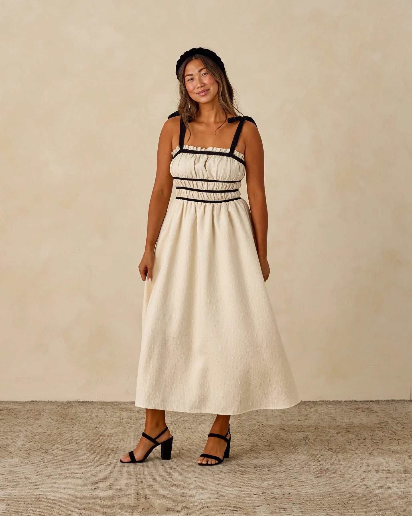 Women's Annabelle Dress | Metallic Ivory