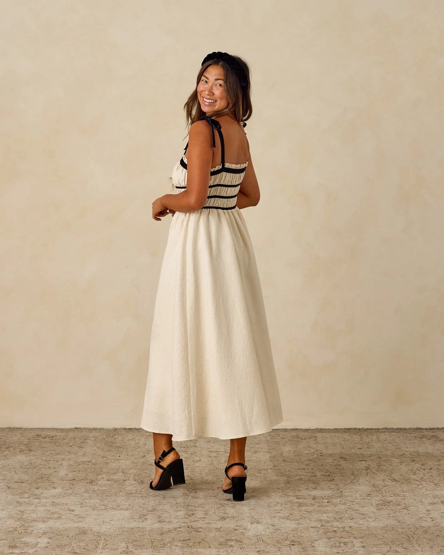 Women's Annabelle Dress | Metallic Ivory