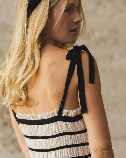 Women's Annabelle Dress | Metallic Ivory