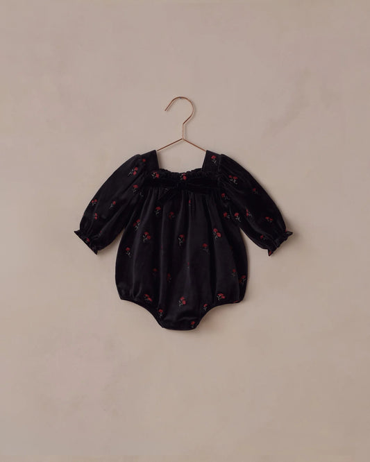 Annette Romper | Velvet Floral