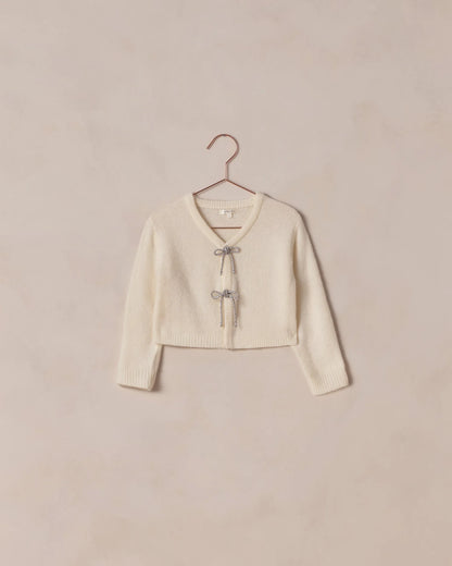 Bow Cardigan | Ivory