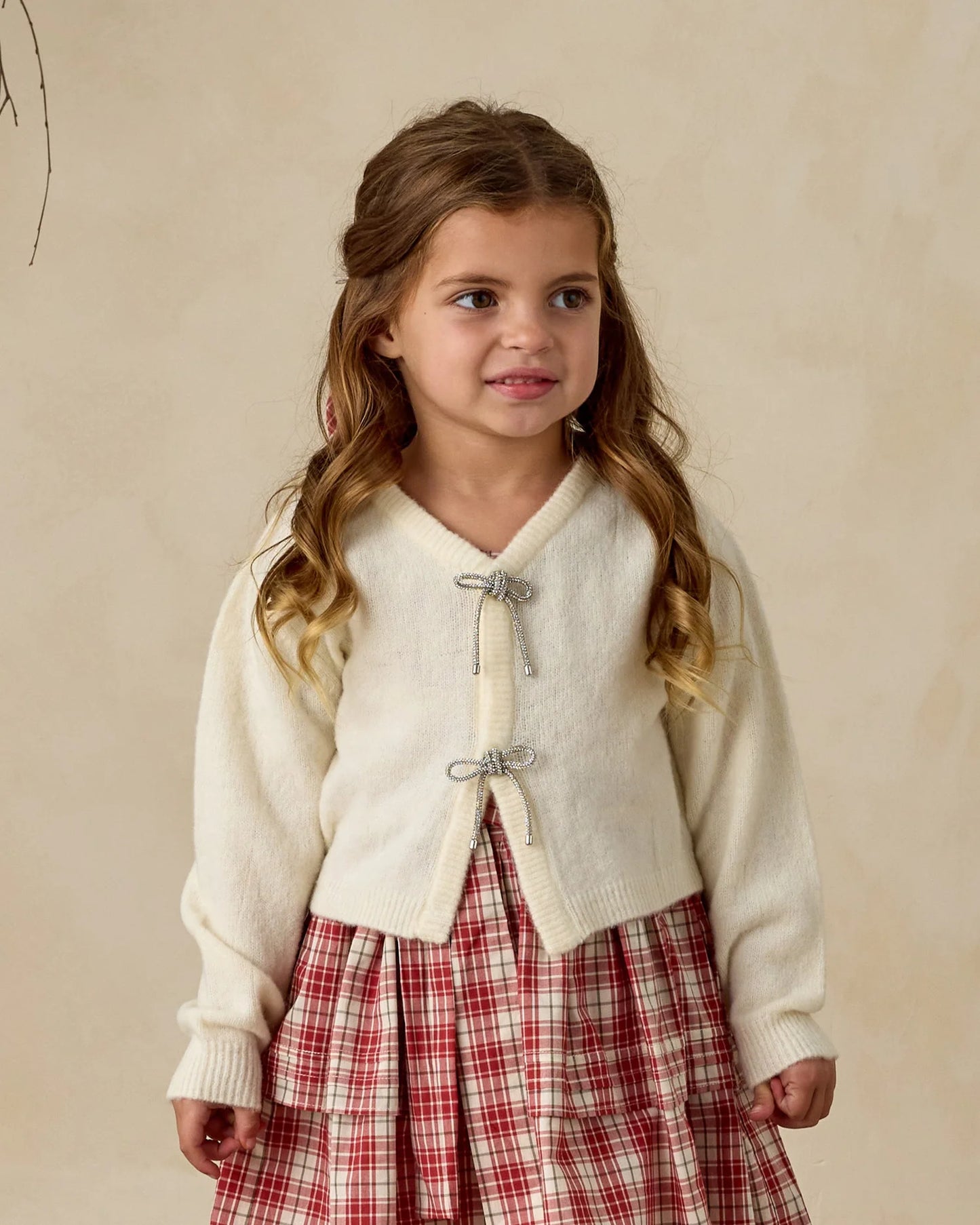 Bow Cardigan | Ivory