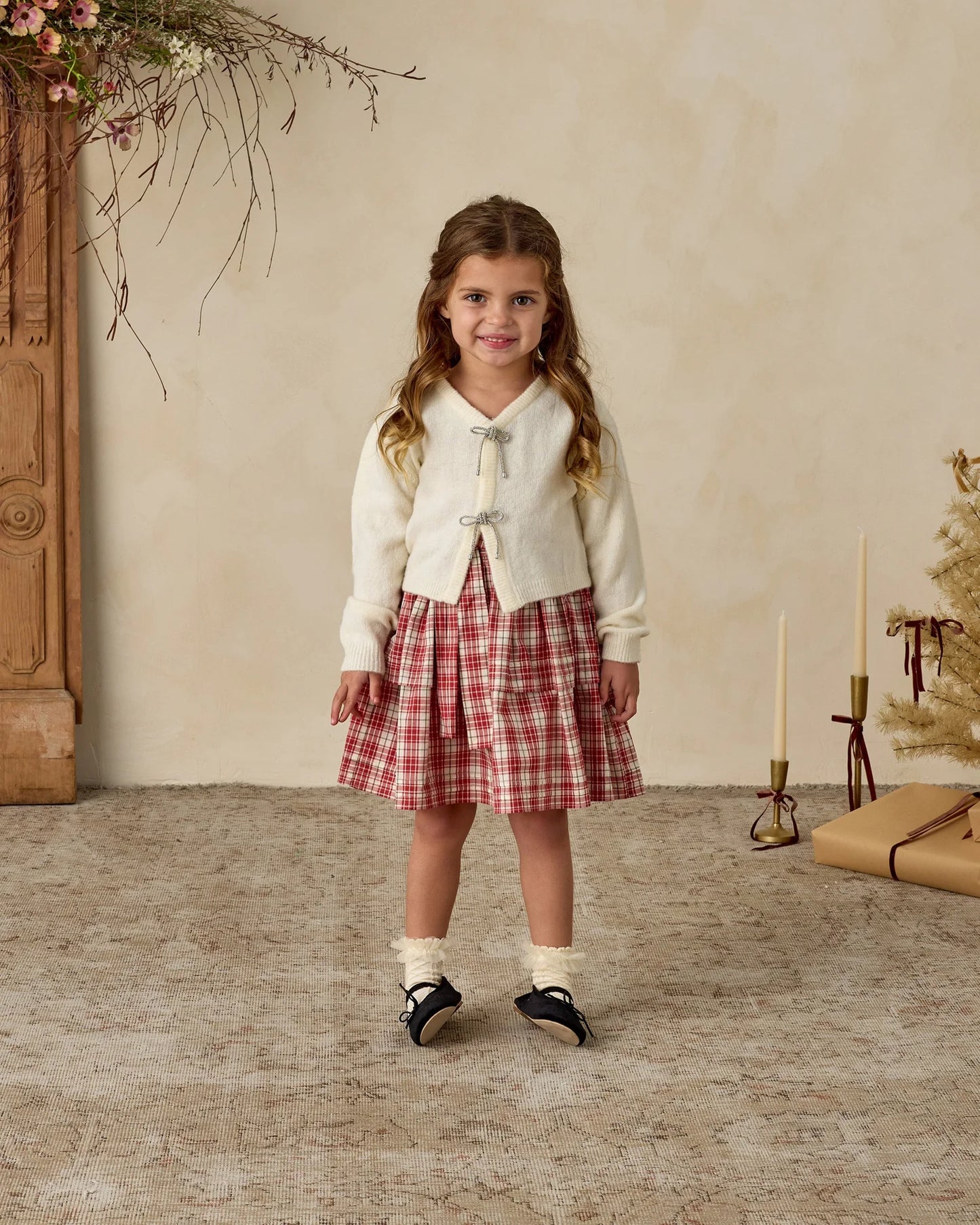 Bow Cardigan | Ivory