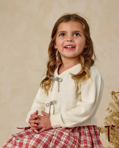 Bow Cardigan | Ivory